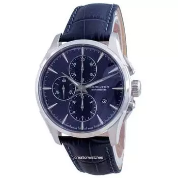 Hamilton Jazzmaster Chrono Автоматические мужские часы H32586641 100M синий
