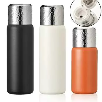 Hammer Pattern Coffee Thermos Bottle Cup for Hot Cold Drink Water Bottle Insulating Cup 316 Stainless Steel Vacuum Flasks Gift 300-420ml