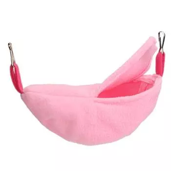 Hammock Hanging Cage House Small Animals Swing Sleeping Nest Pet Birds Banana Hamster Bed Animal Rat Mouse Accessories XXL жёлтый