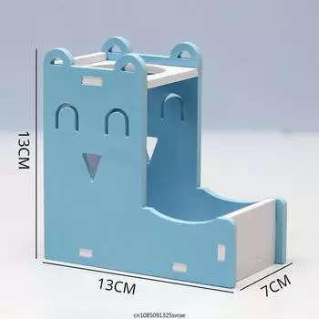 Hamster Water Bottle Holder Hanging Food Bowl Feeder Water Drinking Bottle Sturdy Small Pet Bottle Holder Pet Supplies чёрный