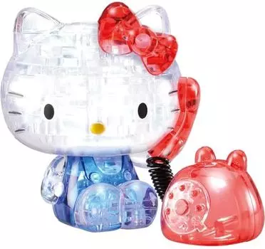 Hanayama 39 Pieces Crystal Gallery Sanrio Hello Kitty Телефон 3D Пазл