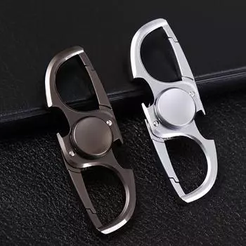 Hand Spinner Fidget Bottle Opener Bottle Opener Car Key Waist Pendant Men Gift серебряный