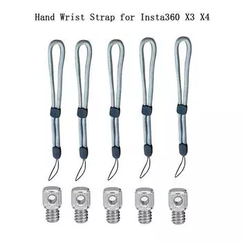 Hand Strap Wrist Strap for Insta360 One X X2 X3 X4 Hand Wrist Anti-Lost Lanyard 1/4 Screw Connector Hand Rope Accessories