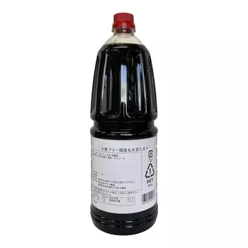 Handa no Umiya Wheat Free Domestic Whole Soybeans Tamari Soy Sauce Gluten Free Wheat Free Single Item No Chemical Seasonings Added 1.8L