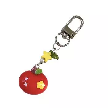 Handcraft Apples Beaded Keychain Charm with Fun for Creative Student and Gifts Buyers Daily Use Stylish Outfits 1