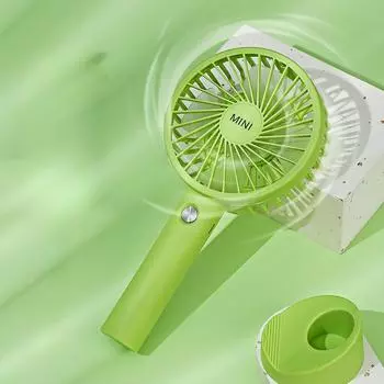 Handheld Fan Outdoor Portable USB Charging Cartoon Small Fan Portable Student Gift Home Mini Heat Relief Small Fan
