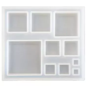 Handicraft Studio Resin Mold Силиконовая форма квадратная (F: Пластина)