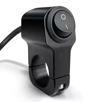 Handlebar Headlight Switch 12V 22-23mm CNC Aluminum-alloy