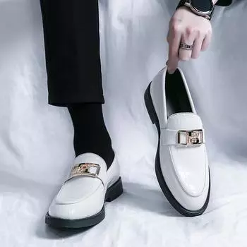 Handmade Men Leather Driving Shoes All-match Moccasins Dress Footwear New Arrival Man Casual Shoes Comfortable Slip on Loafers 38 чёрный
