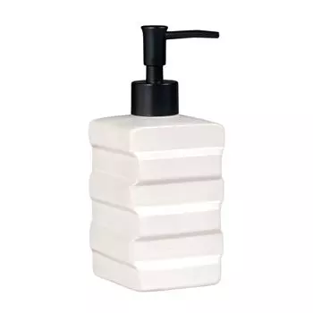 Handwash Soap Dispenser Pump For Bathroom | Soap Dispenser Bottle For Kitchen & Wash Basin | Bathroom Accessories | 450Ml (White)