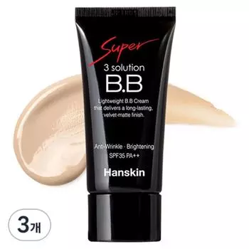 Hanskin Super Three Solution BB Cream SPF35 PA++ 30ml, 3 pcs.