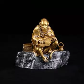 Hanuman Ji Murti Ramayani Hanuman Lord Balaji Murti Bajrangbali Idol Sankat Mochan Bhagwan Idol for Car Dashboard and Home Decor