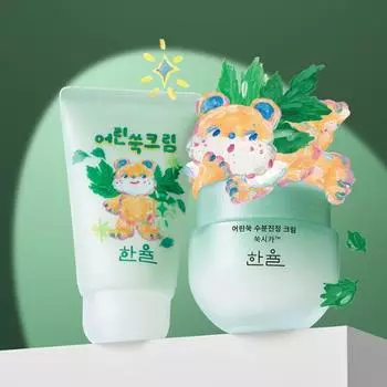 Hanyul Artemisia Moisture Soothing Cream 55 мл 1+1 Специальный (+ 2 прокладки + 6 типов ленточных уплотнений) (Исло), Корейская косметика