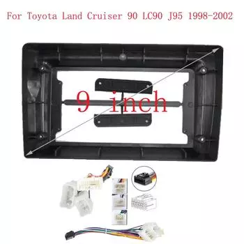 HAOCHEN 9-дюймовый автомобильный адаптер для приборной панели Android Radio Dash Fitting Panel Kit для Toyota Land Cruiser 90 LC90 J95 1998-2002 9 INCH