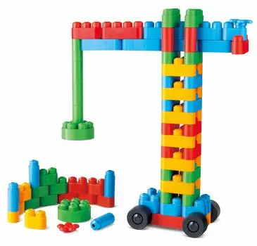 Hape 760008 Poly Creative Builder Kit Строительные блоки (80 шт.) многокрасочный