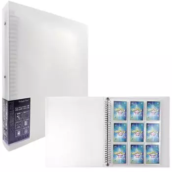 Hapira trading card binder file with 30 540 card 30 side can store the entire trading card clear PF003CL refills, storage, holes, double-sided