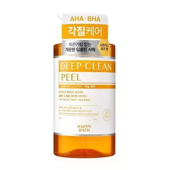 Happy Bath Deep Clean Ahabaha Dead Skin Care All-in-One Body Wash Citrus Fragrance, 900g, 1 piece