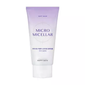 Happy Bath Micro Micellar Soft Whip Очищающая Пенка 120мл 1Pcs/2Pcs/3Pcs 1Pc