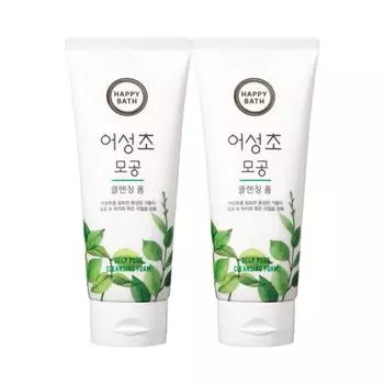 HAPPY BATH Пенка для очищения пор Houttuynia cordata, 200 г, 2 шт.