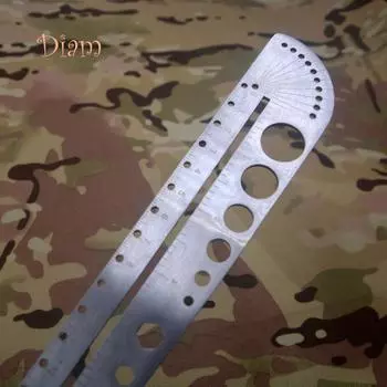 Hara Многофункциональный транспортир из нержавеющей стали линейка градусный измерительный инструмент