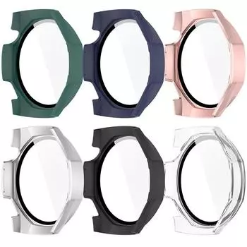 Hard PC Case Tempered Glass Screen Protector for Huawei Watch GT 5 Pro 46mm 46mm