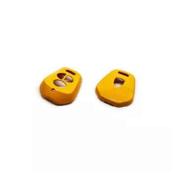 Hard Plastic Remote Key Cover Protection Case For Porsche 996 / 986 Three-Button Remote Key белый
