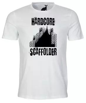 Hardcore Scaffold Dads Present Scaffolding Scaffold Building Dad Футболки унисекс S