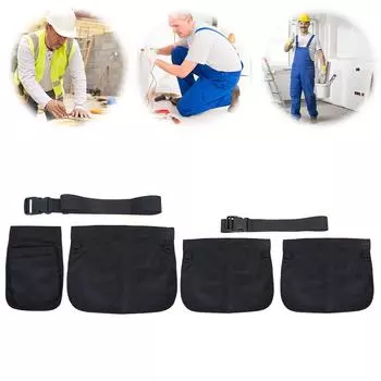 Hardware Storage Pocket Adjustable Electrician Carpenter Tool Bag Tool Waist Pack Multi-pockets for Gardening Plumbing Woodwork