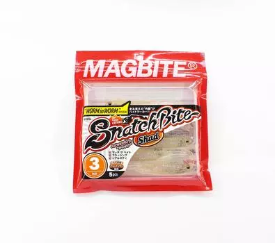 Harimitsu Magbite MBW04 Snatch Shad 3 дюйма, 5 штук в упаковке 09 (4634)