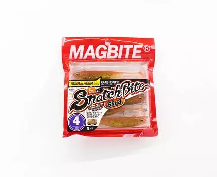 Harimitsu Magbite MBW04 Snatch Shad 4 дюйма, 5 штук в упаковке 08 (4665)