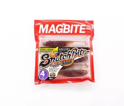 Harimitsu Magbite MBW04 Snatch Shad 4 дюйма, 5 штук в упаковке 02 (4467)