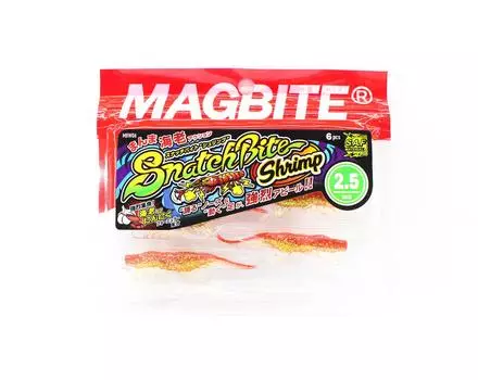 Harimitsu Magbite MBW06 Креветки Snatch 2,5 дюйма, 6 штук в упаковке 01 (6492)
