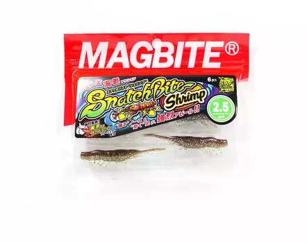 Harimitsu Magbite MBW06 Креветки Snatch 2,5 дюйма, 6 штук в упаковке 06 (6546)