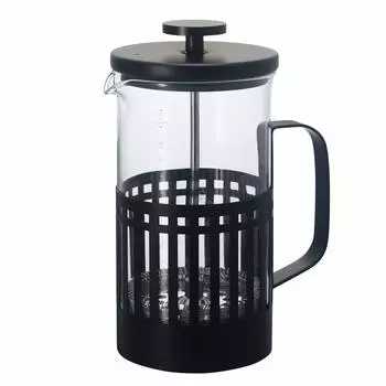 HARIO Hario Noir Coffee Tea Press for 4 Cups Black & THN-4-B