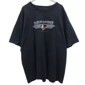 HARLEY DAVIDSON 90s Print Short sleeve Single stitch T-shirt Men s Used