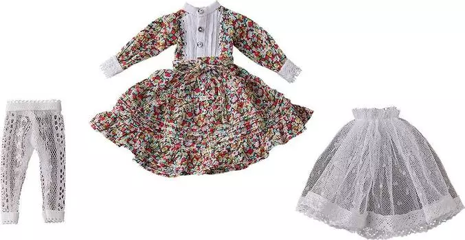 Harmonia humming Special Outfit Series Print Dress Designed by SILVER BUTTERFLY Red [Flower Red] красный