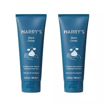 Harry s Shaving Cream - for Men with Eucalyptus 2 pack