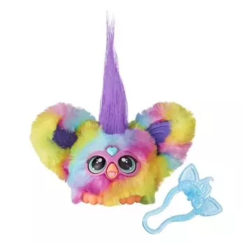 Hasbro Furby Furblets Rayvie Mini Friend старше 45 лет Furby Language электрическая плюшевая игрушка для мальчиков и девочек рождественский подарок возраст Радуга F8897 подлинный новый