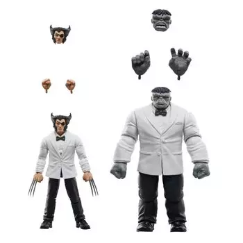 Hasbro Marvel Legends Series и Joe Wolverine Comics Collection 50th Anniversary, набор из 2 фигурок F9042, оригинальный продукт Patch Fixit , 6 дюймов