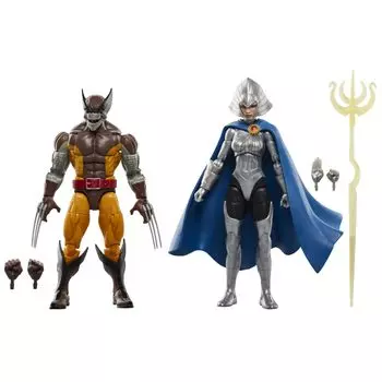 Hasbro Marvel Legends Series Коллекция комиксов Росомаха и Лиландра, посвященная 50-летию, набор из 2 фигурок F9034, аутентичный продукт Nelamani, 6 дюймов