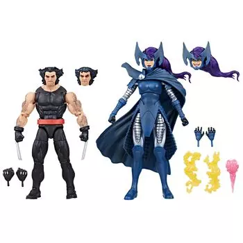 Hasbro Marvel Legends Series Росомаха и 50th Anniversary Comics Коллекционная фигурка 2 шт. F9040 Подлинная рождественская игрушка Рождественский подарок