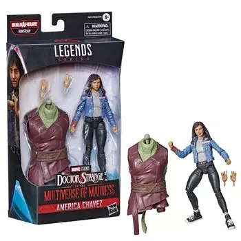 Hasbro MARVEL Marvel Legends Series America Chavez F0371 подлинная фигурка Доктор Безумия детали включены 6-дюймовый Странный/Мультивселенная