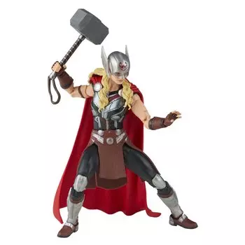 Hasbro MARVEL Marvel Legends Series Love and Thunder Mighty Thor F1060 Подлинная 6-дюймовая фигурка с 4 аксессуарами и деталями в комплекте (ХАСБРО) Тор