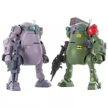 Hasegawa mechatrowego Bottoms collaboration series Vol.3 Melki Akara & Red Soldaka Stam 1/35 scale plastic model 64814 (robot)