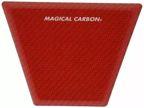 HASEPRO NRDM-1RED Magical Carbon NEO Rear Center Accent Garnish, M Shape, Red H80mm x W107mm