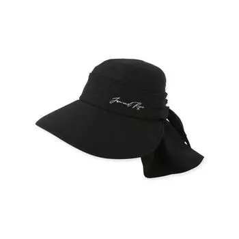Hat 3WAY UV Hat ERU45000 Black [June Andrope] Women s (01)