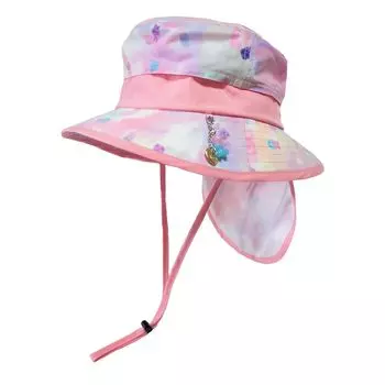 Hat for Print Mesh Elementary School Students Hat [happybeans] Girls, Cap, Kids, (Safari Pink, 52cm)…