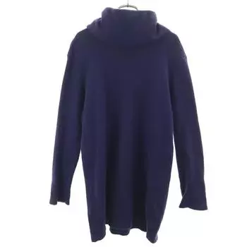 hatra made in Japan Long sleeve turtleneck sweater S Navy Men s Used