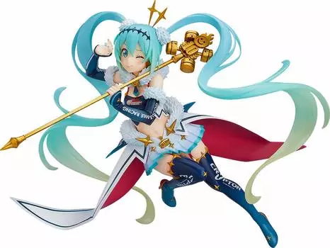 Hatsune Miku GT Project Racing Miku 2018 версия. Масштаб 17, готовая окрашенная фигурка из АБС и ПВХ