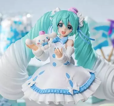 Hatsune Miku Series Luminasta Hatsune Miku x Cinnamoroll Белое платье Фигурка Всего 1 Тип Официальный 19см Вер. Прибл.
